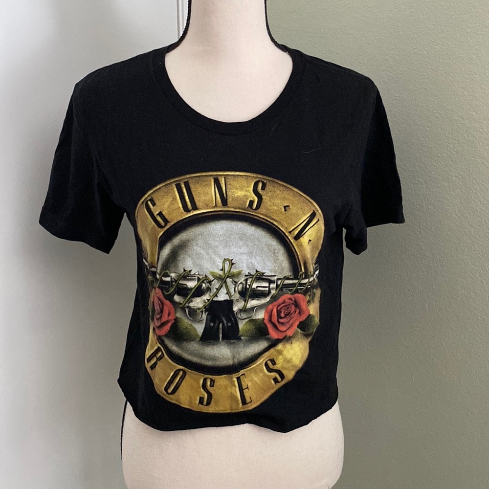 Guns N Roses Cropped Woman’s T-shirt